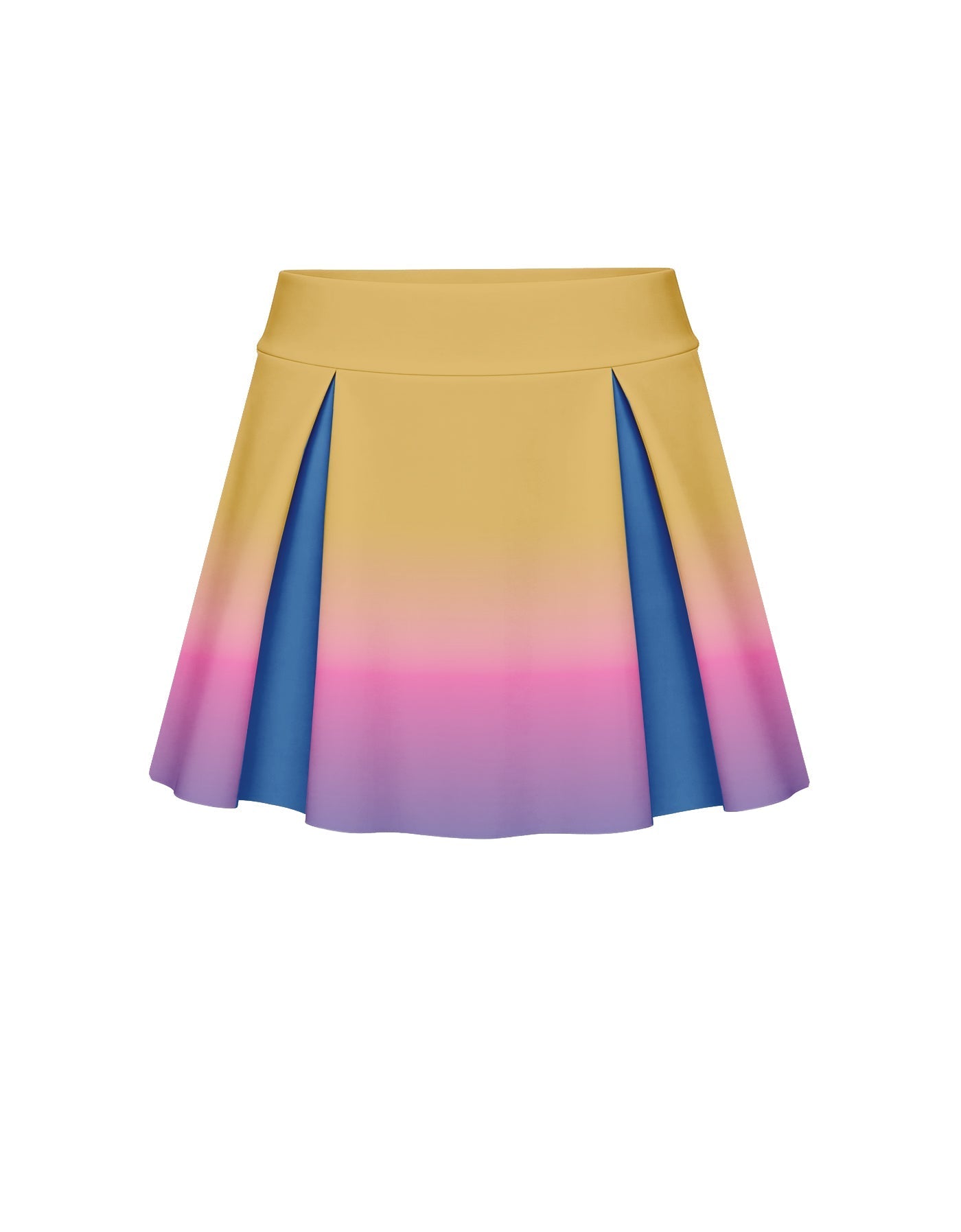 Demon Cats Half Pleat Skort