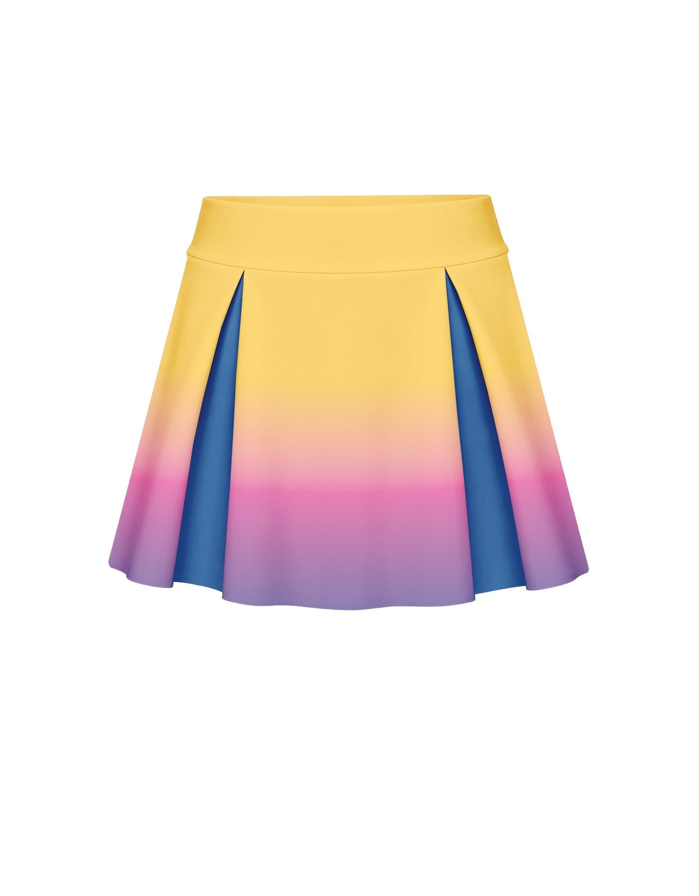 Demon Cats Half Pleat Skort
