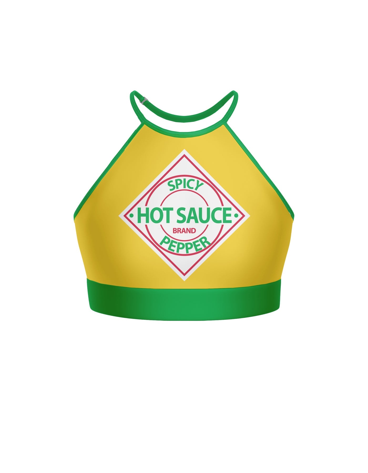 Feeling Hot Hot Hot Halter Binding Crop Top