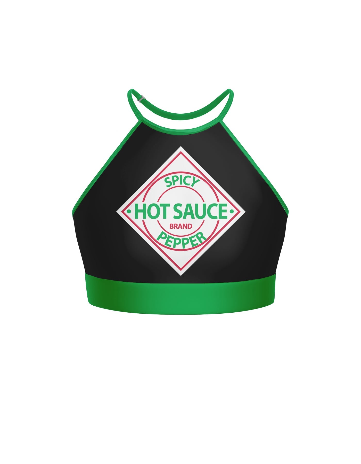 Feeling Hot Hot Hot Halter Binding Crop Top