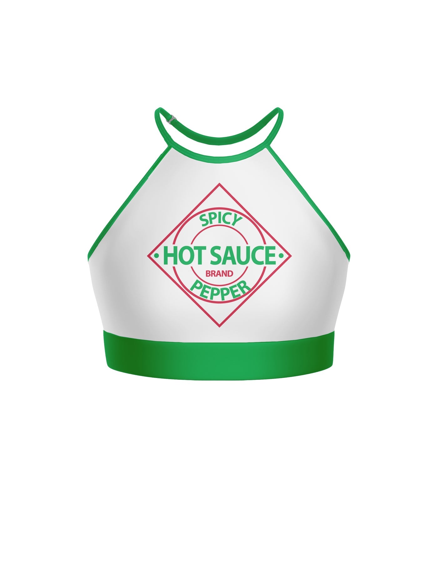 Feeling Hot Hot Hot Halter Binding Crop Top