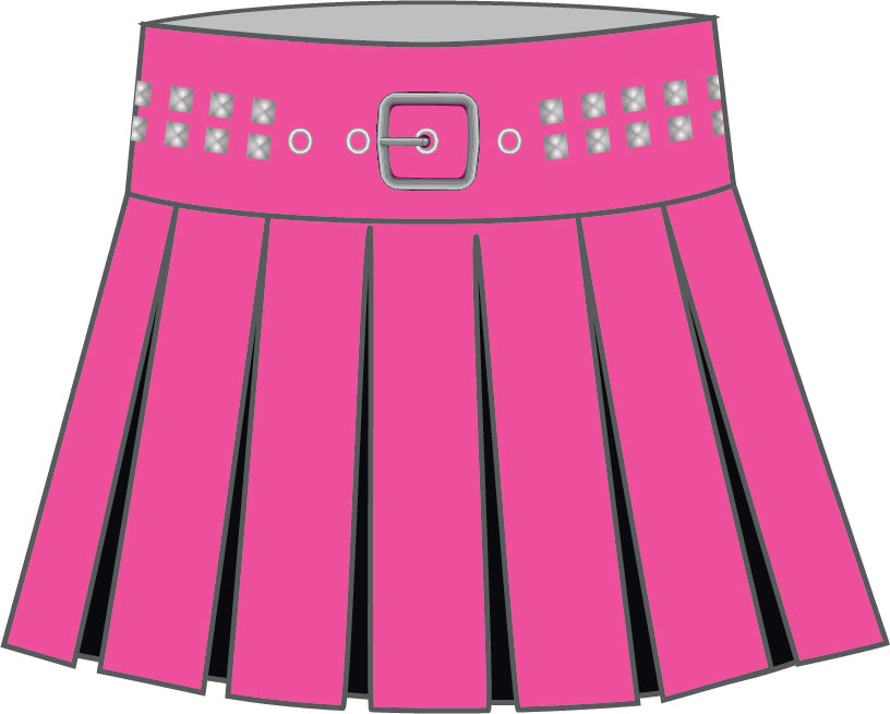 BlackPink Mini Pleated Skort