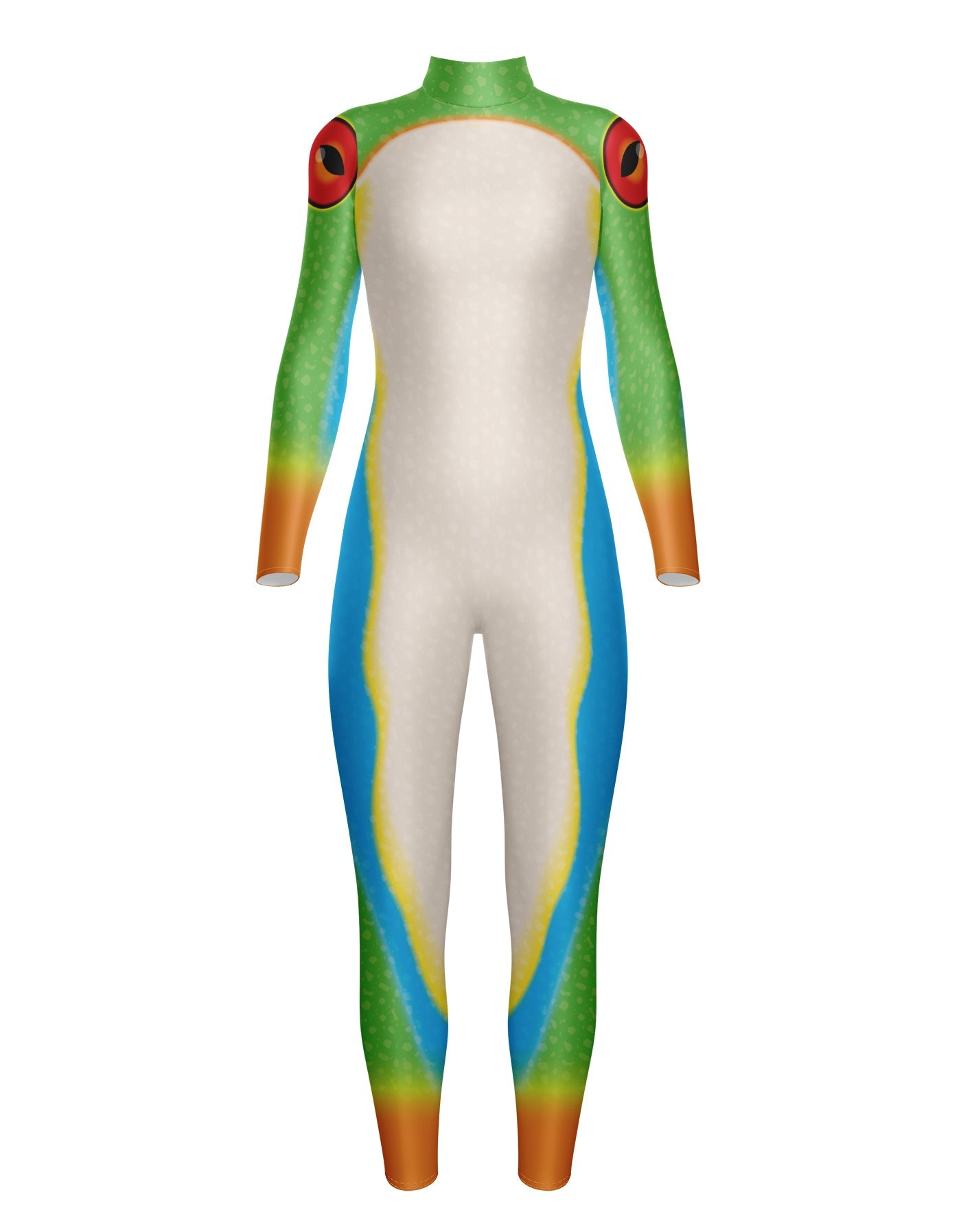 Leapfrog LS Tneck Zipper Back Unitard