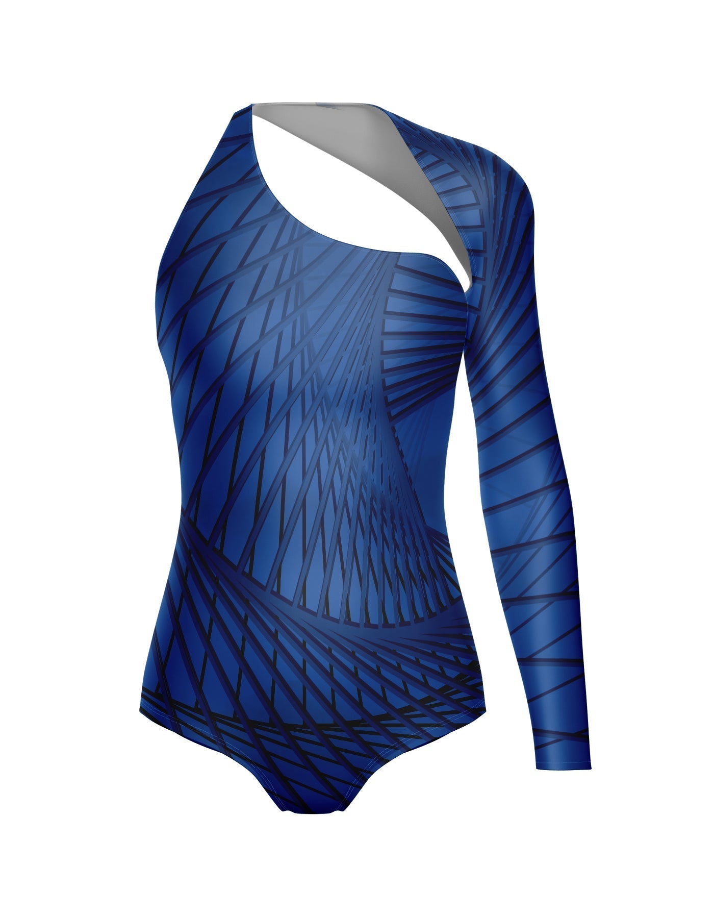 Fractal One Sleeve Leotard