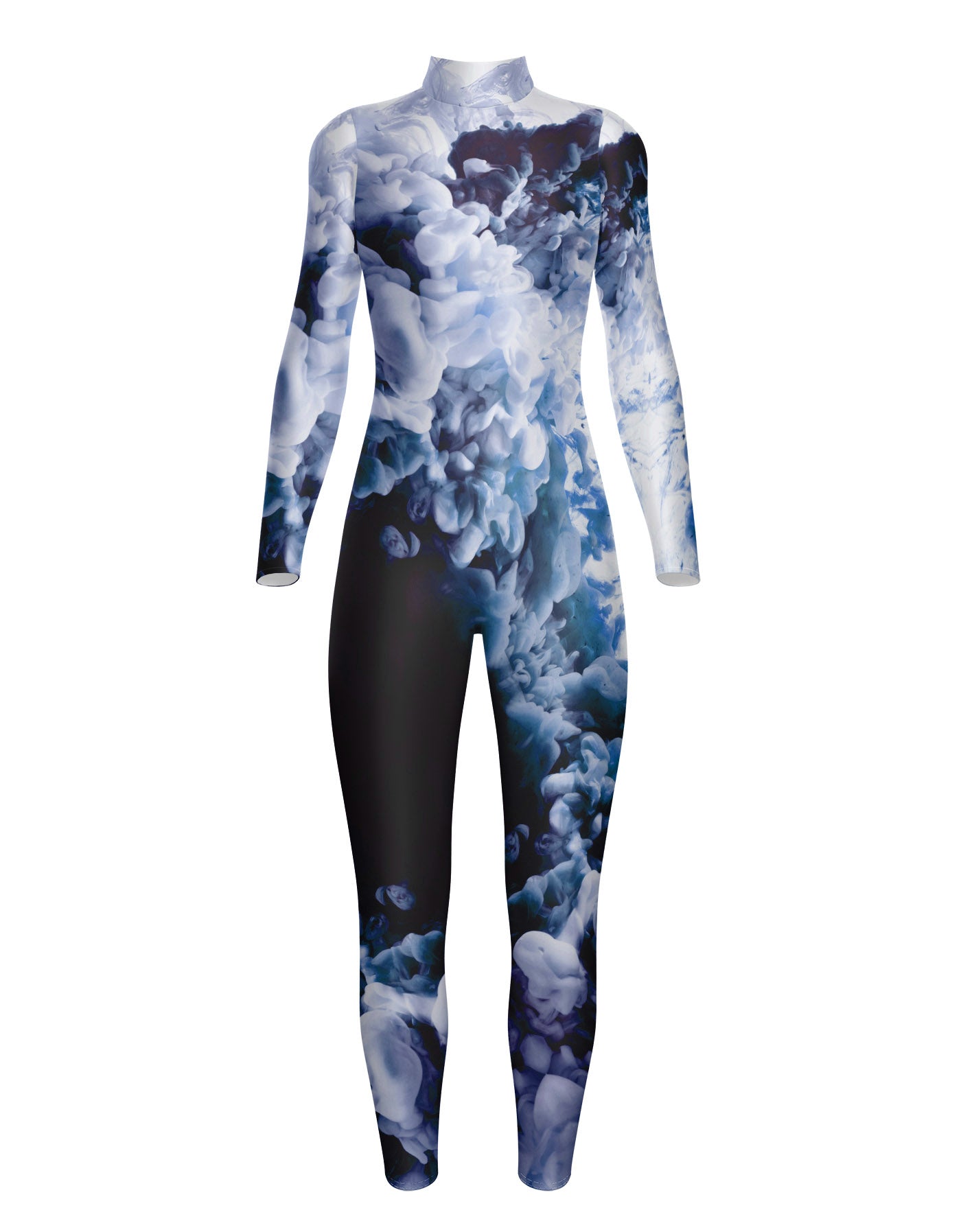 Luminous LS Tneck Zipper Back Unitard