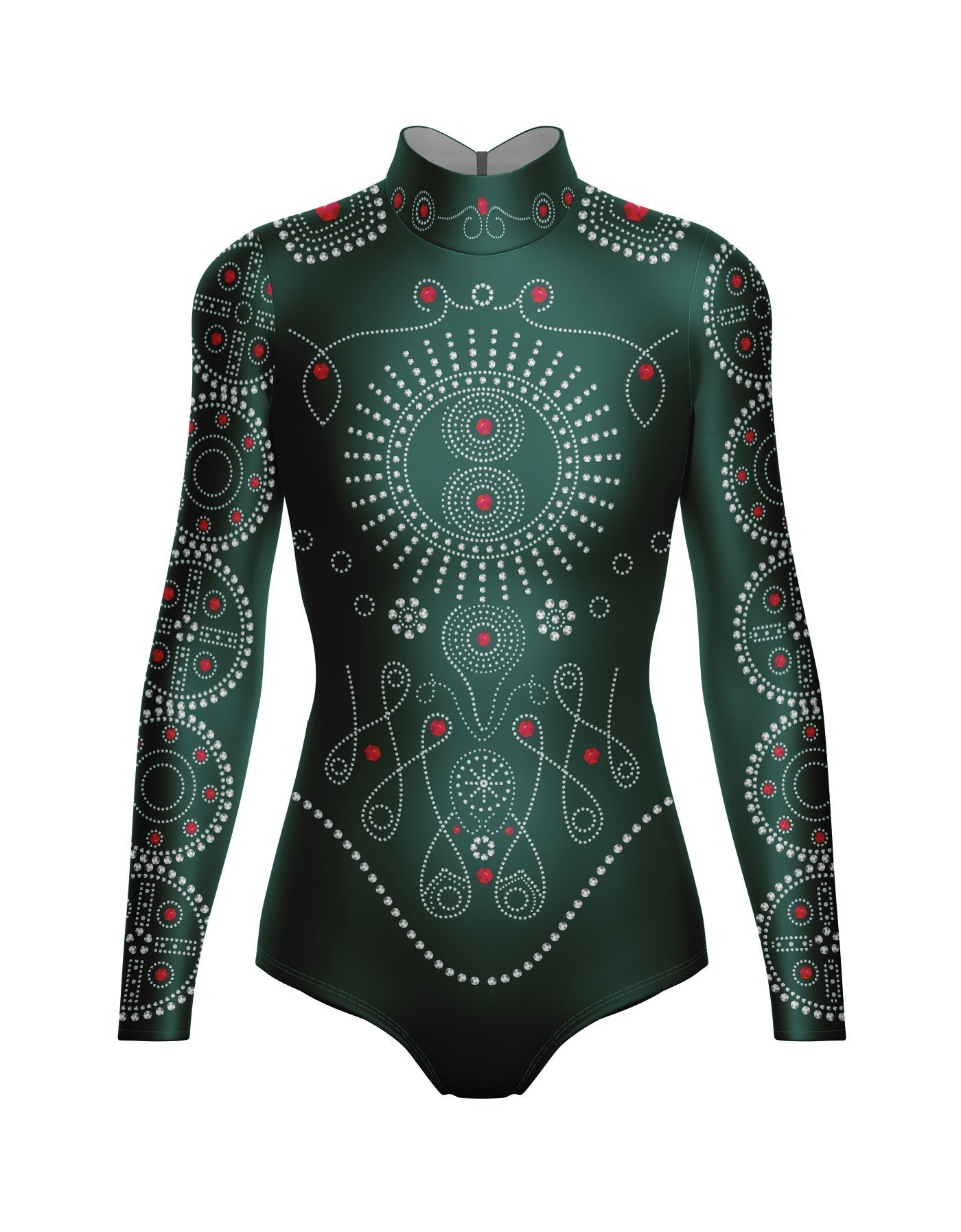 Chanel LS Tneck Open Back Leotard