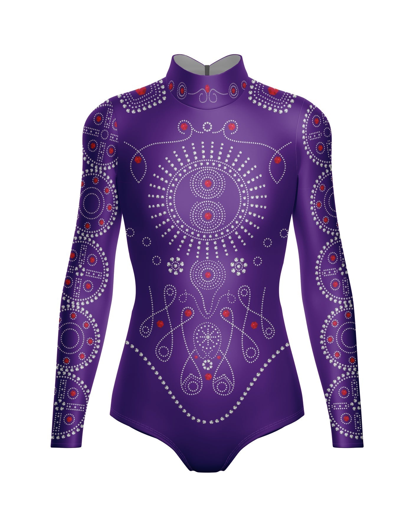 Chanel LS Tneck Open Back Leotard