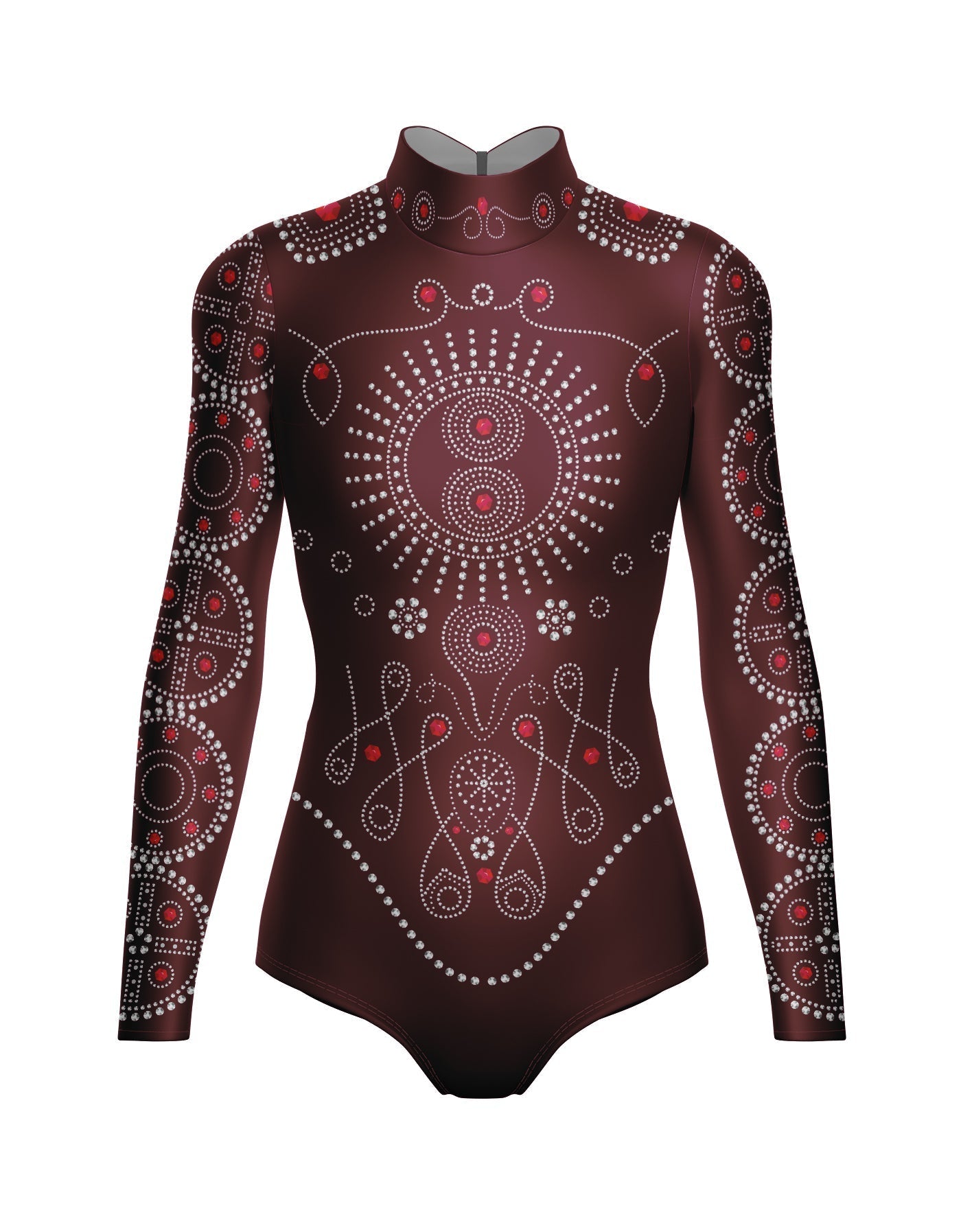 Chanel LS Tneck Open Back Leotard