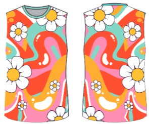 Flower Child Groovy Sleeveless Boys Tank