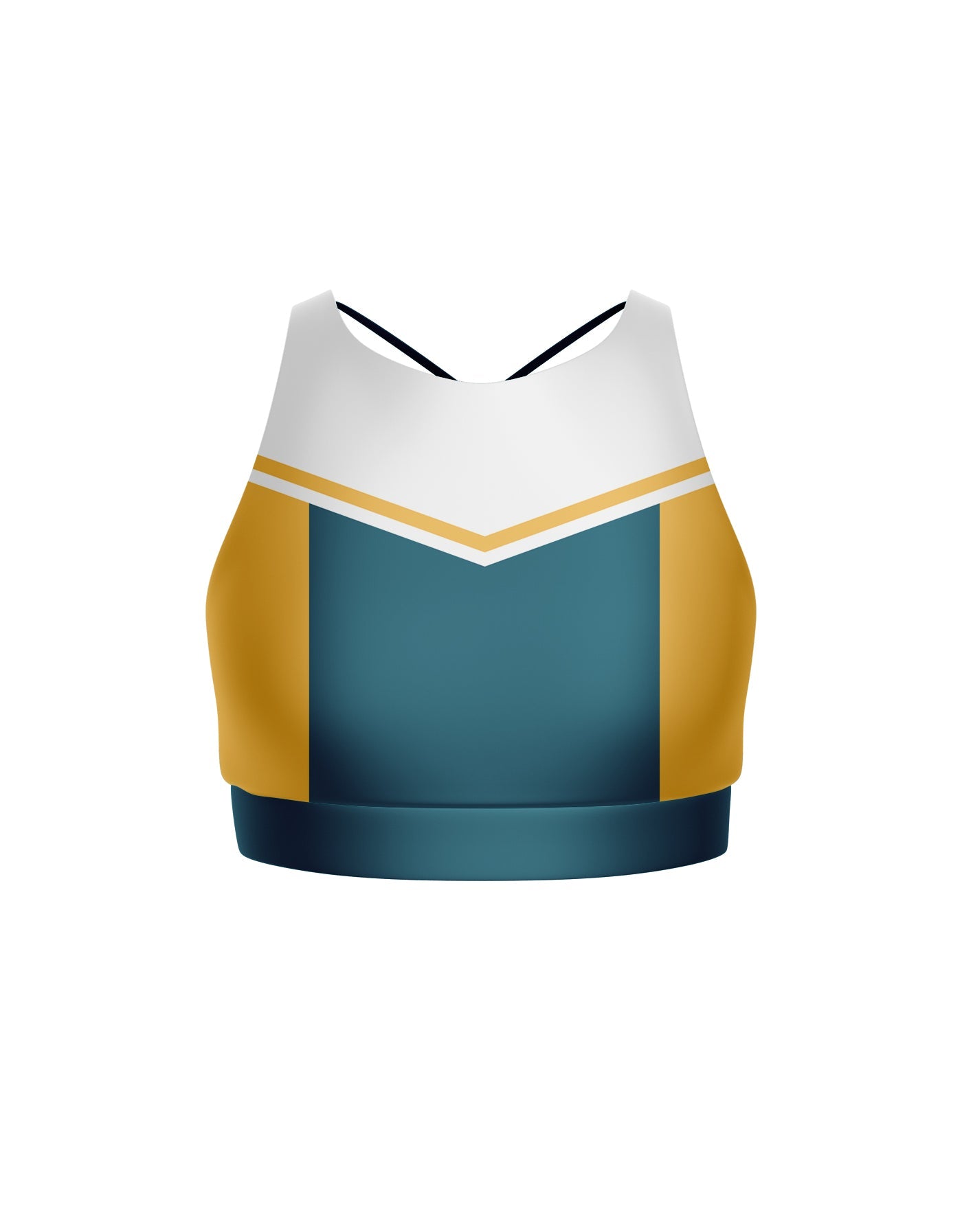 Field Goal High Neck Spaghetti Strap Crop Top