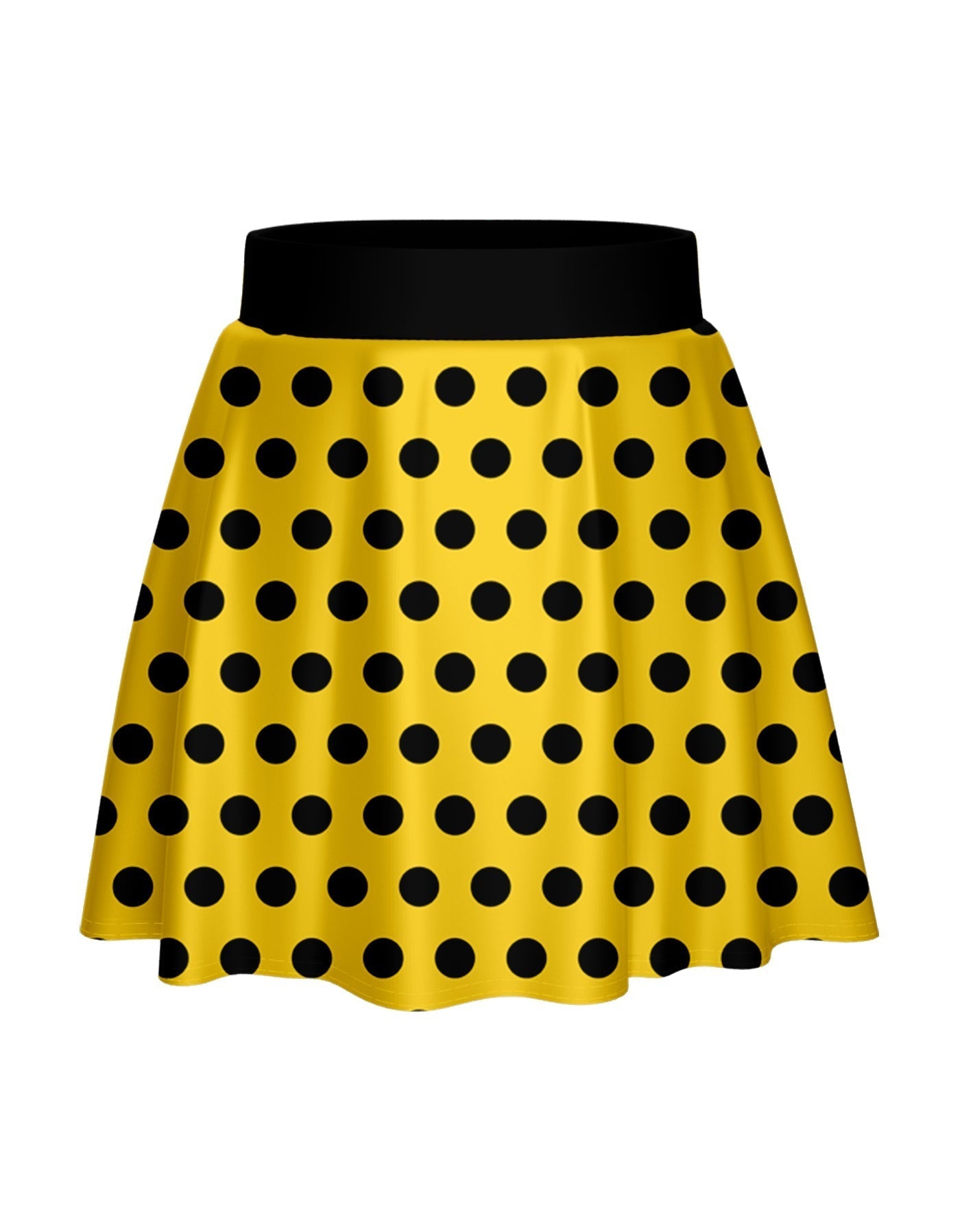 Polka Dot Rock Skater Skirt