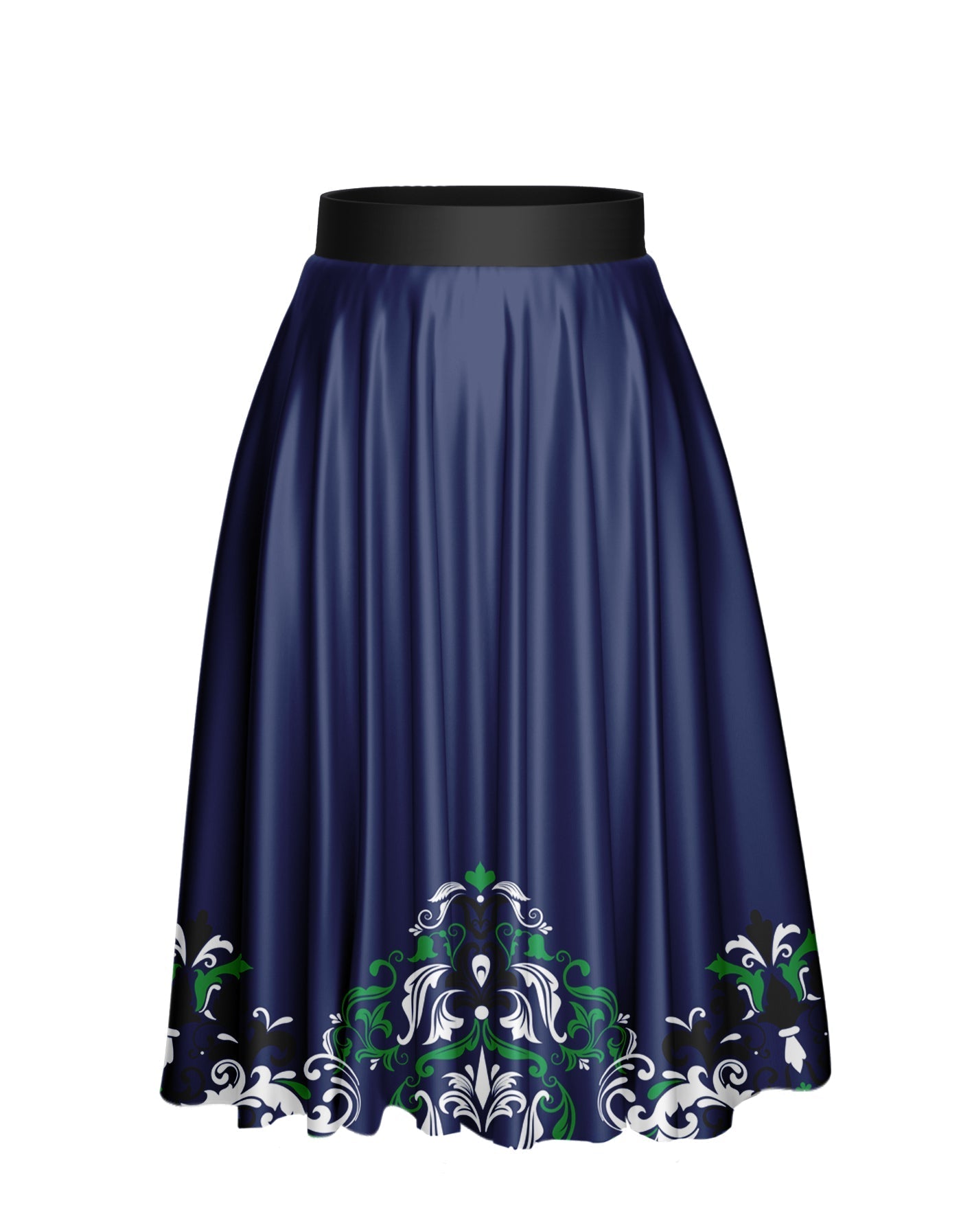Tarantella Calf Length Character Skirt with Tall Waistband