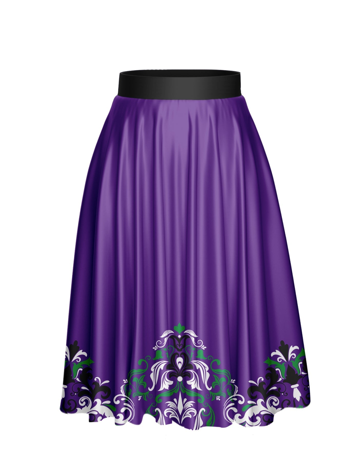 Tarantella Calf Length Character Skirt with Tall Waistband