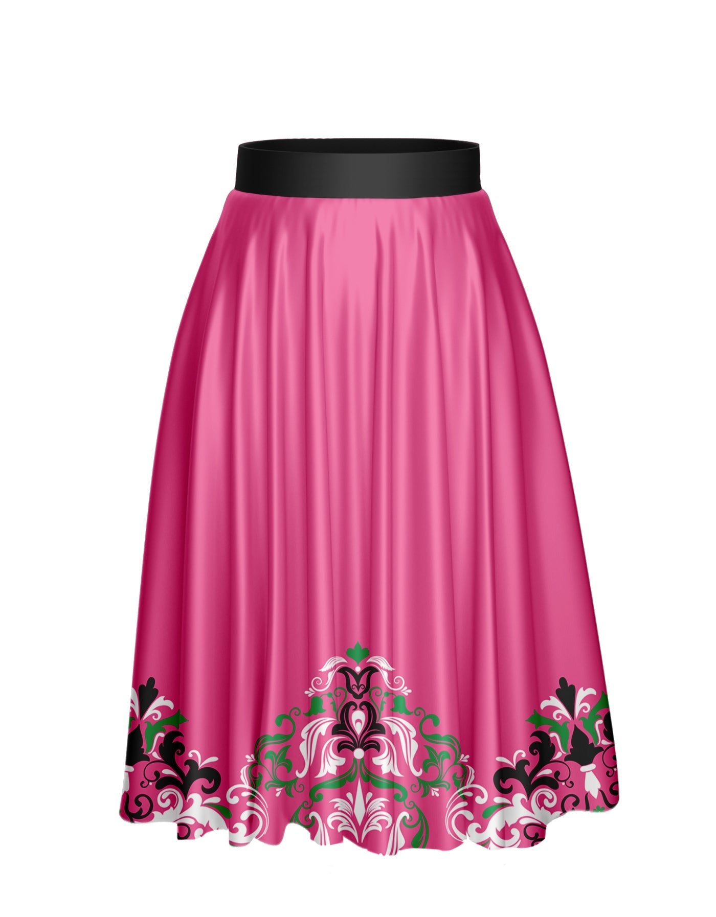 Tarantella Calf Length Character Skirt with Tall Waistband
