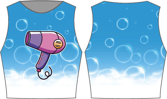 Custom Singing in the Shower Sleeveless Crop Top