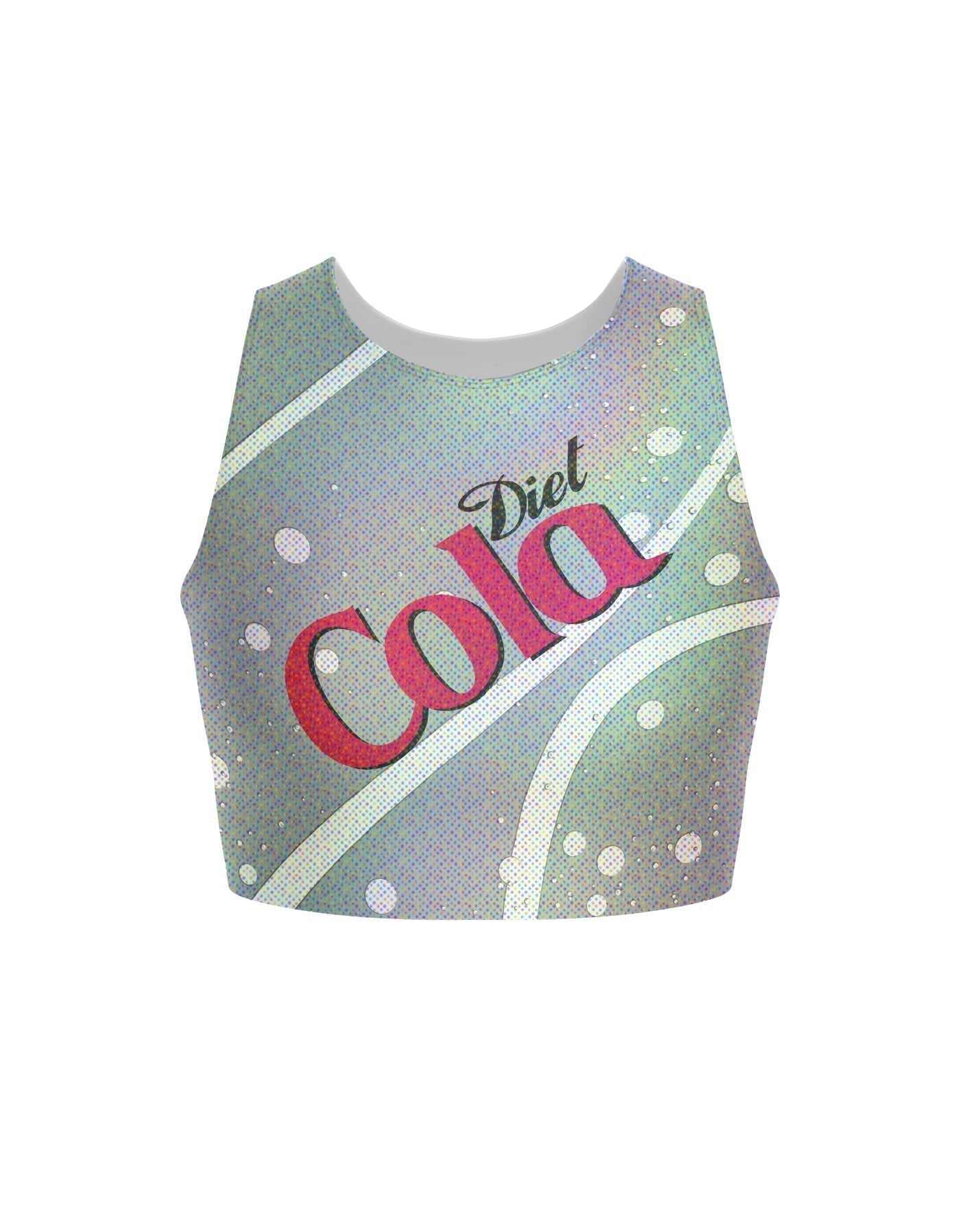 Diet Cola Sleeveless Crop Top