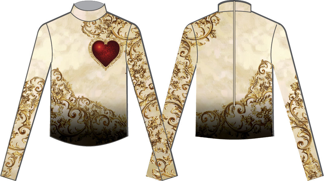 Custom SW High School Cupid Enhanced Performance Top Mid Rise Curve