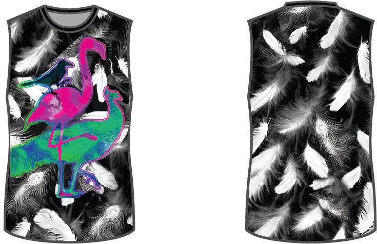 Custom Bird Brained Sleeveless Boys Tank