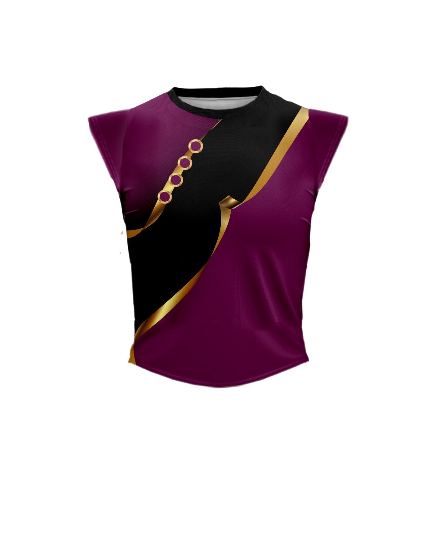 Euro Cut Outs Performance Vest - Round Cap Mid Rise Curve