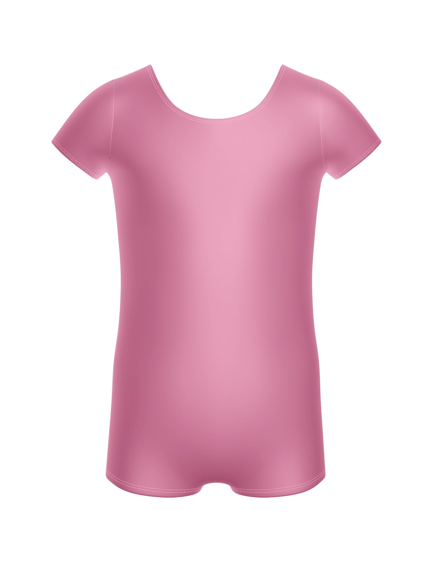 Solid Lycra Cap Sleeve Biketard