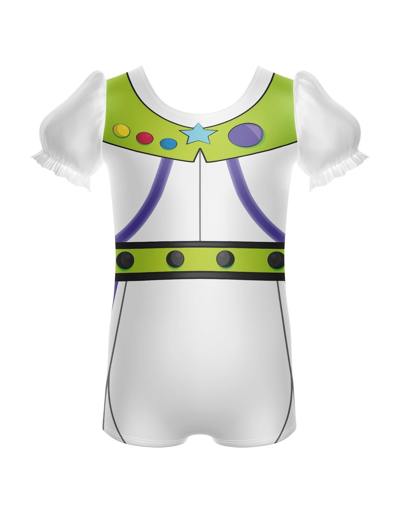Toys Robot Puff Sleeve Biketard