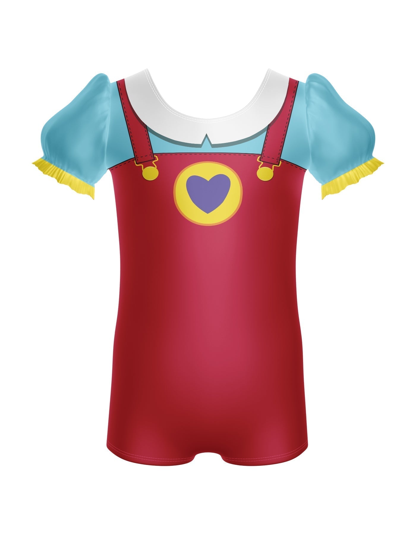 Pocket Friends Puff Sleeve Biketard