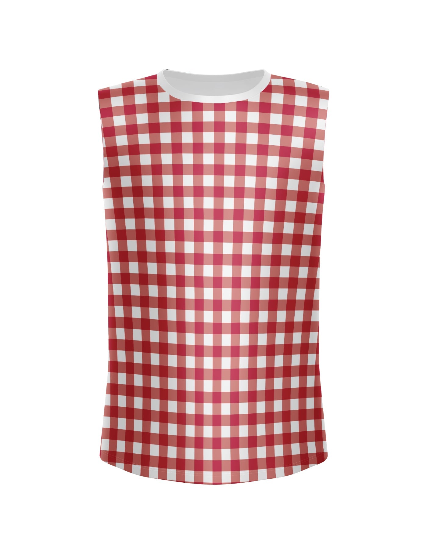 Gingham Baby Tank Shirt