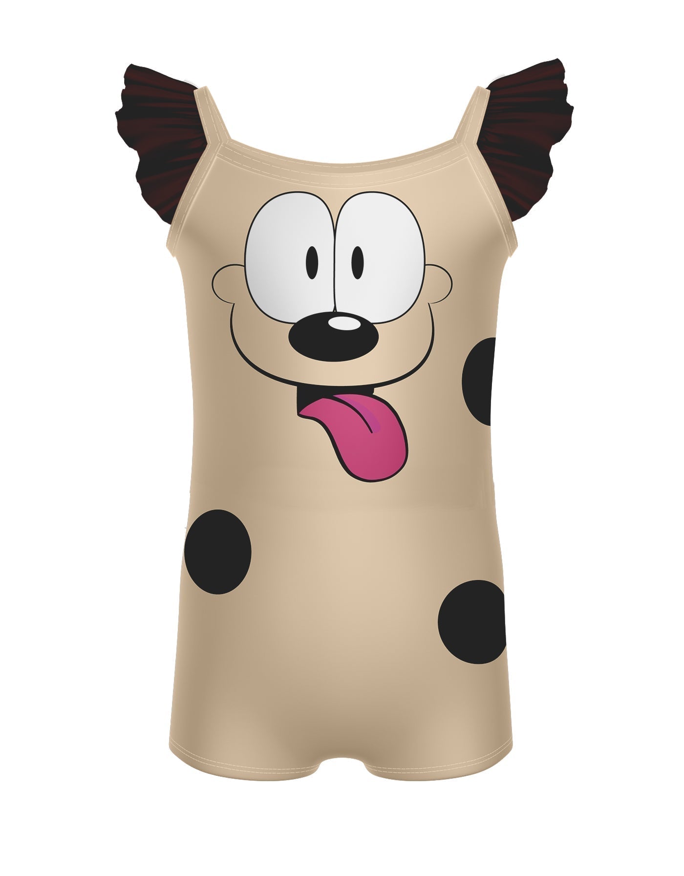 Lazy Dog Camisole Flutter Sleeve Biketard
