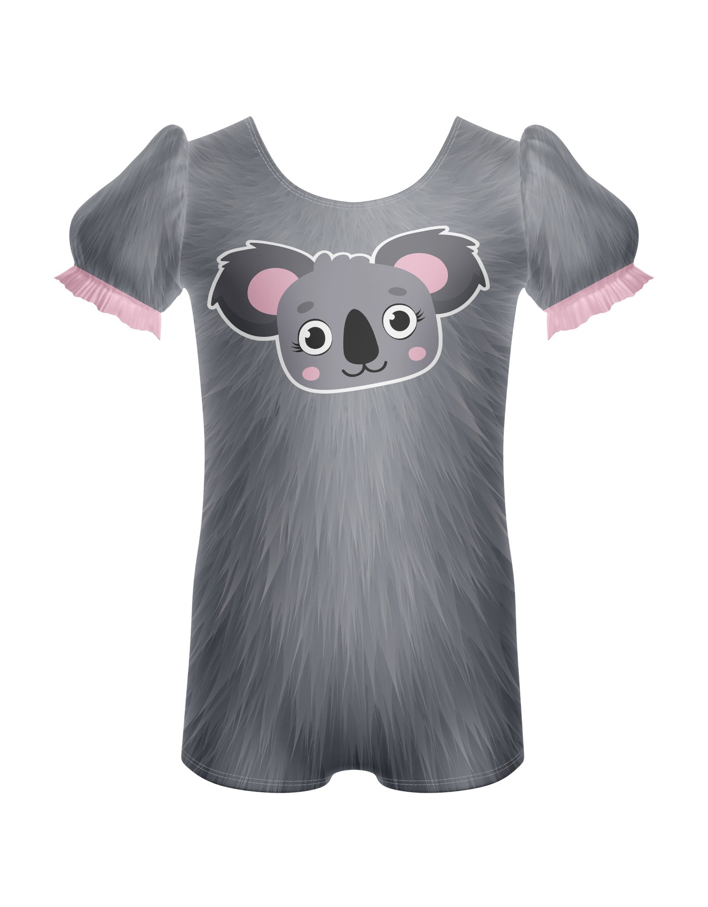 Koala Puff Sleeve Biketard