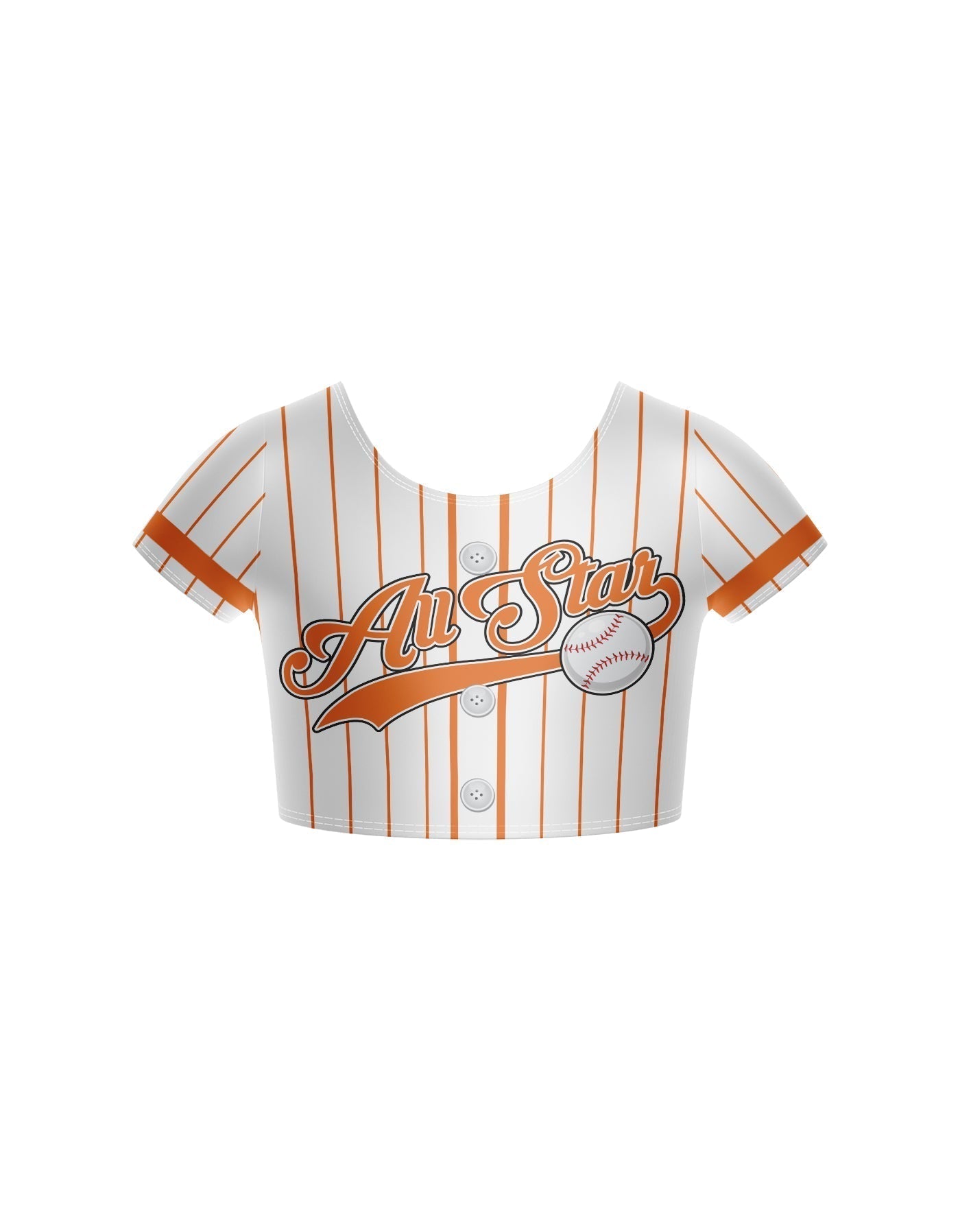 Little All Star Cap Sleeve Crop Top