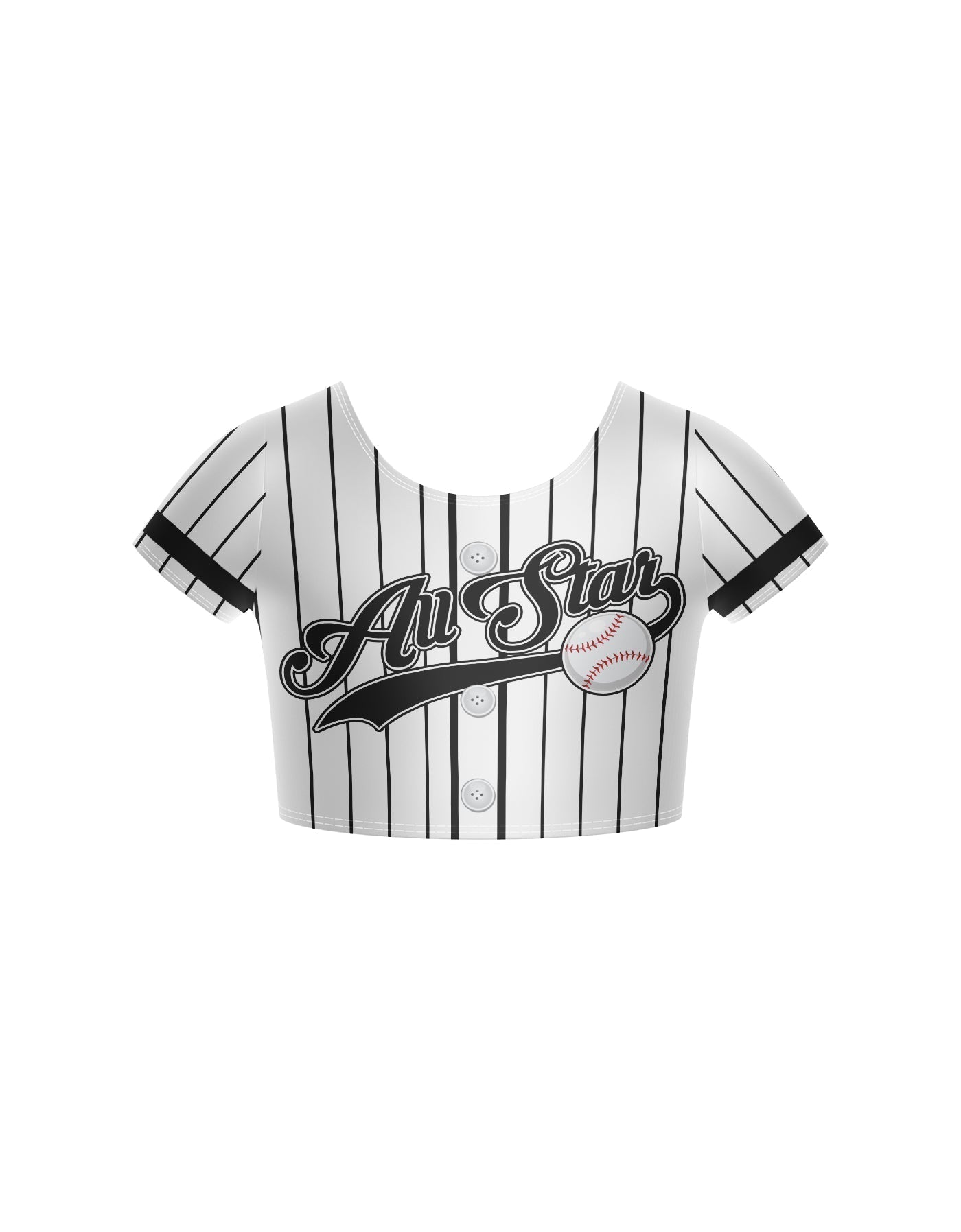 Little All Star Cap Sleeve Crop Top
