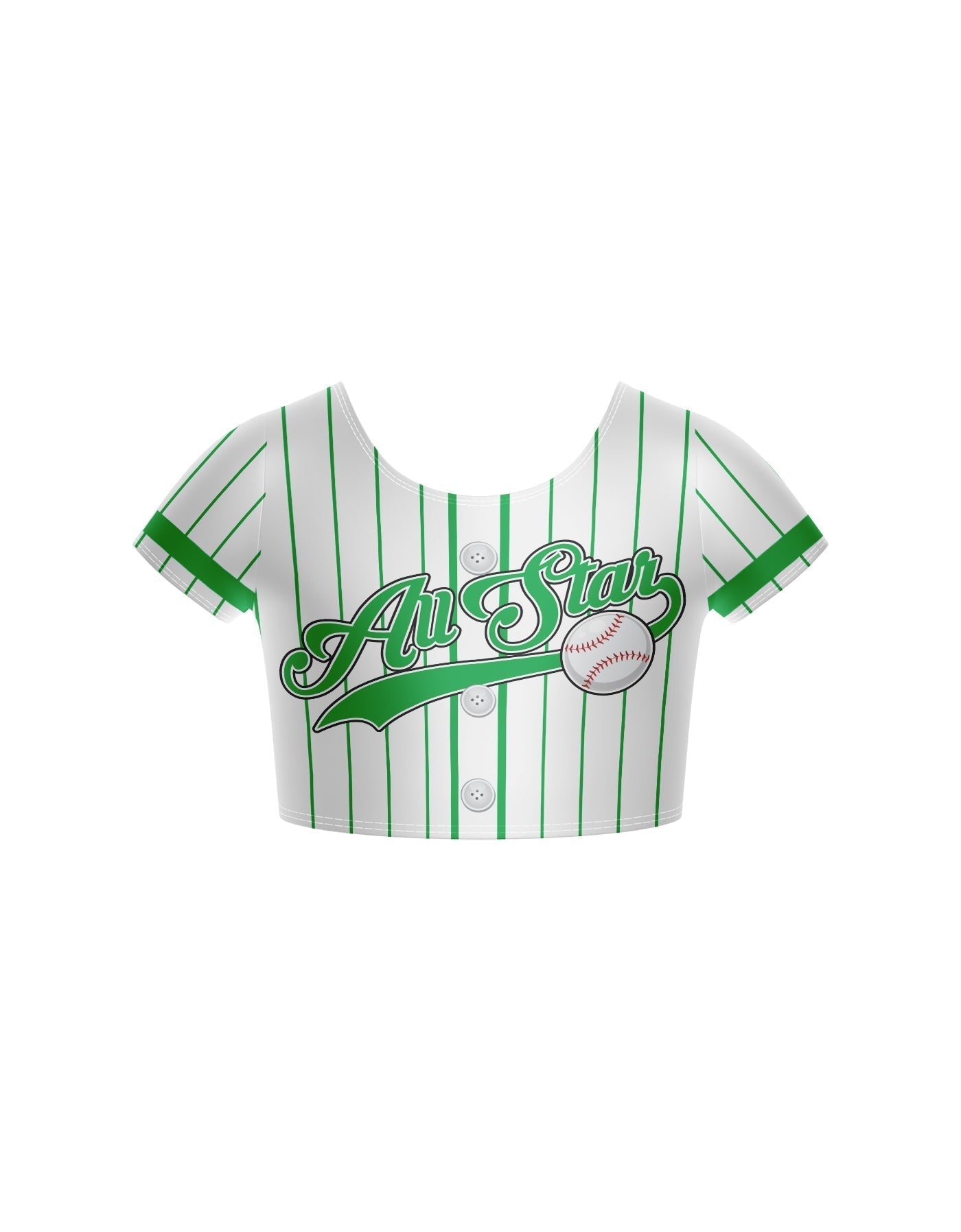 Little All Star Cap Sleeve Crop Top