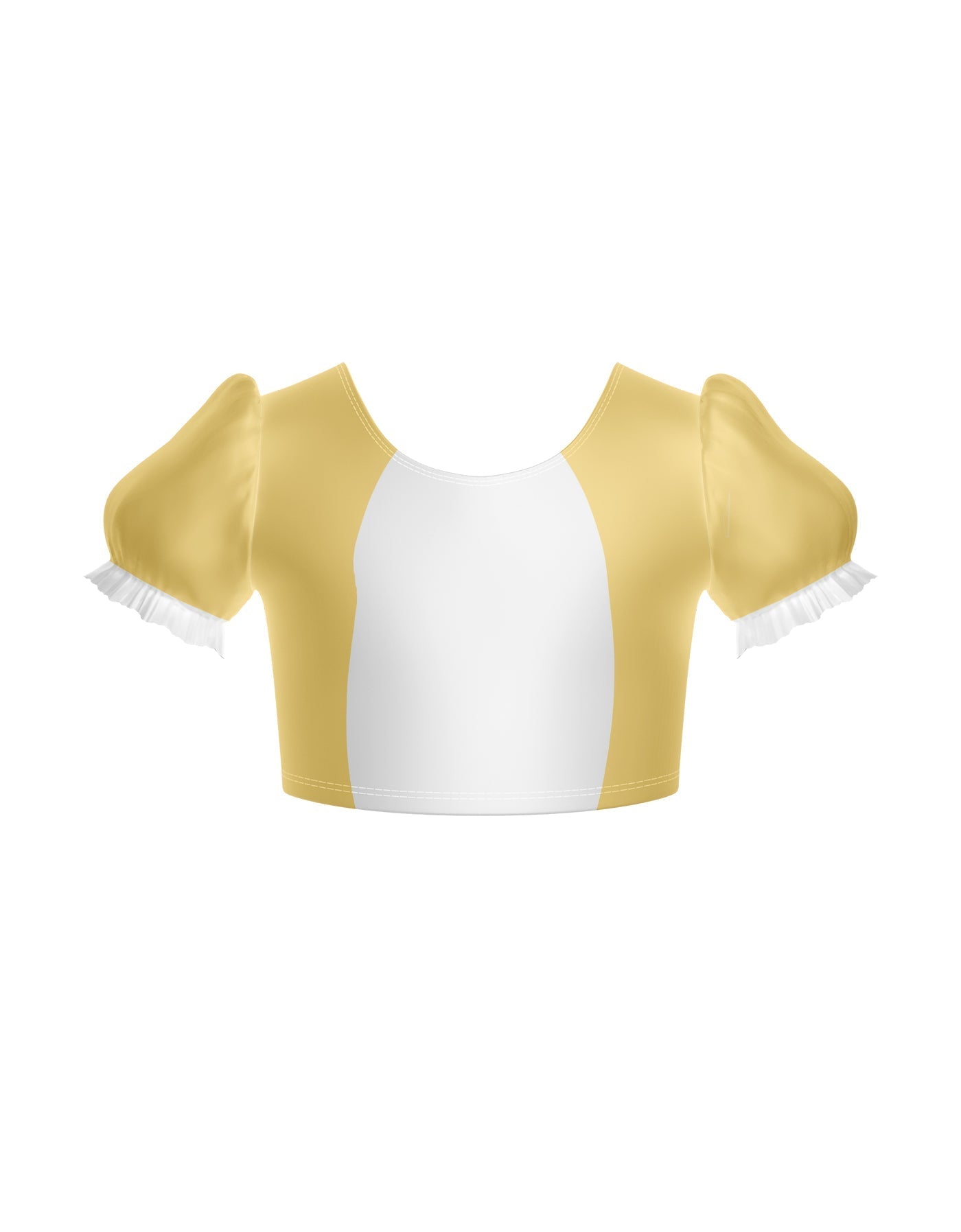 Little Rabbit Puff Sleeve Crop Top