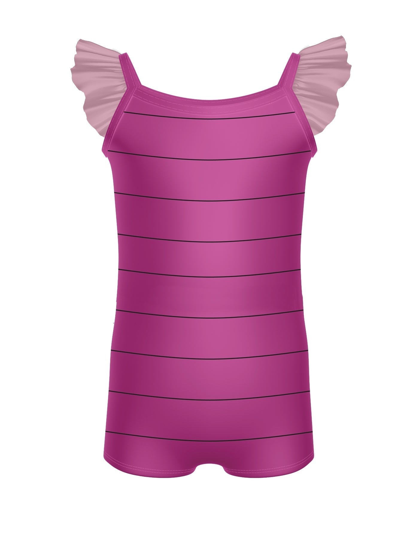 Little Piglet Camisole Flutter Sleeve Biketard