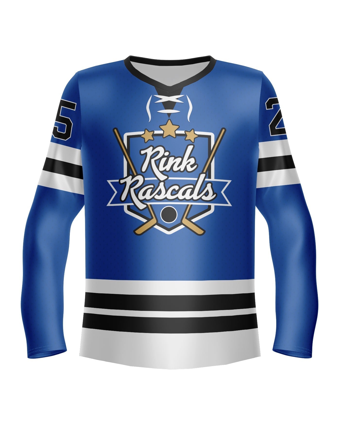 Penalty Box - Hockey Boys LS V Neck Shirt