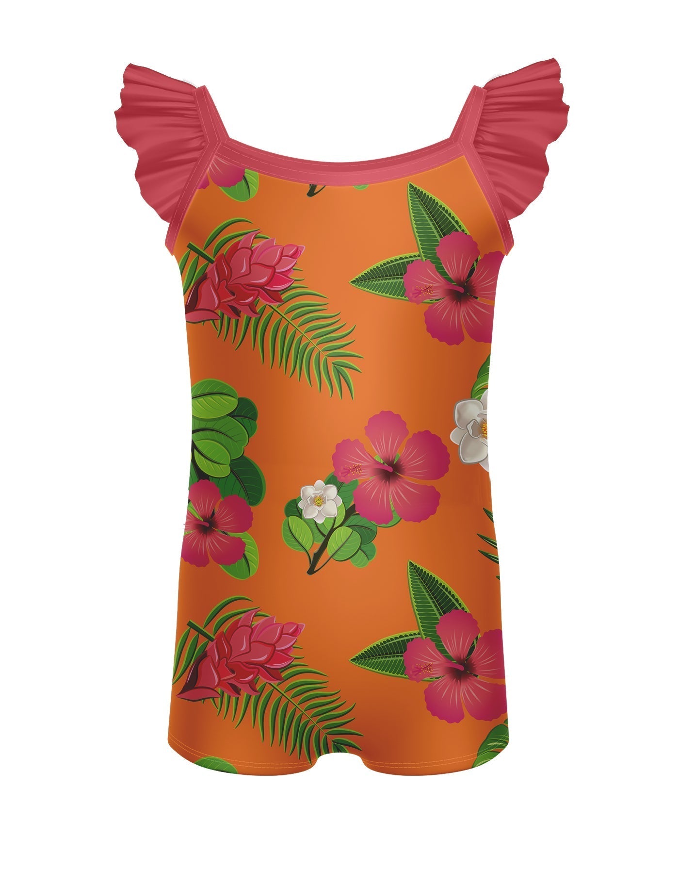 Tropicoco Camisole Flutter Sleeve Biketard