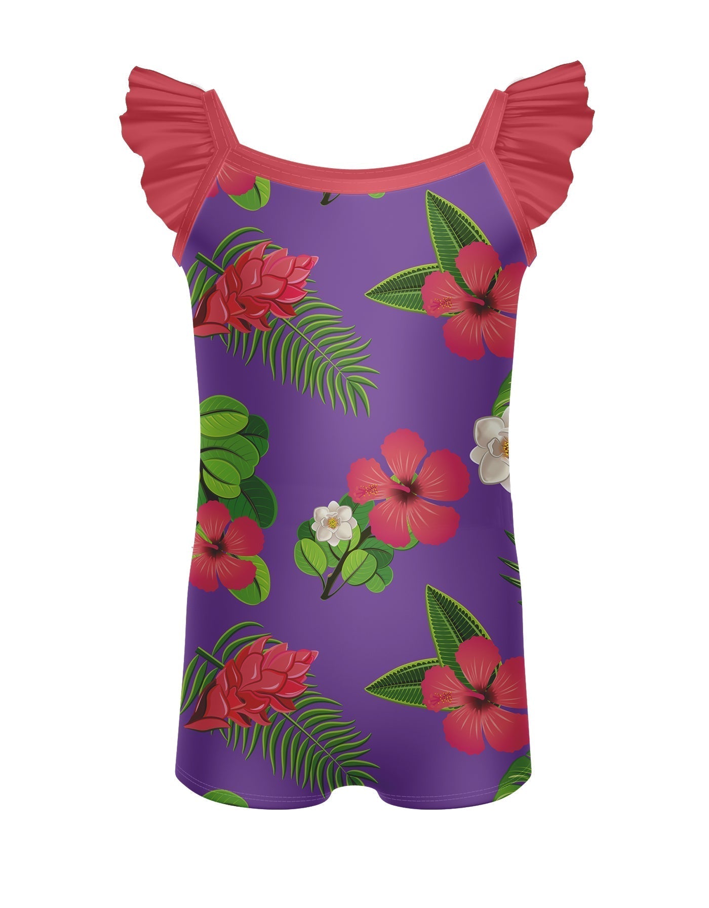 Tropicoco Camisole Flutter Sleeve Biketard