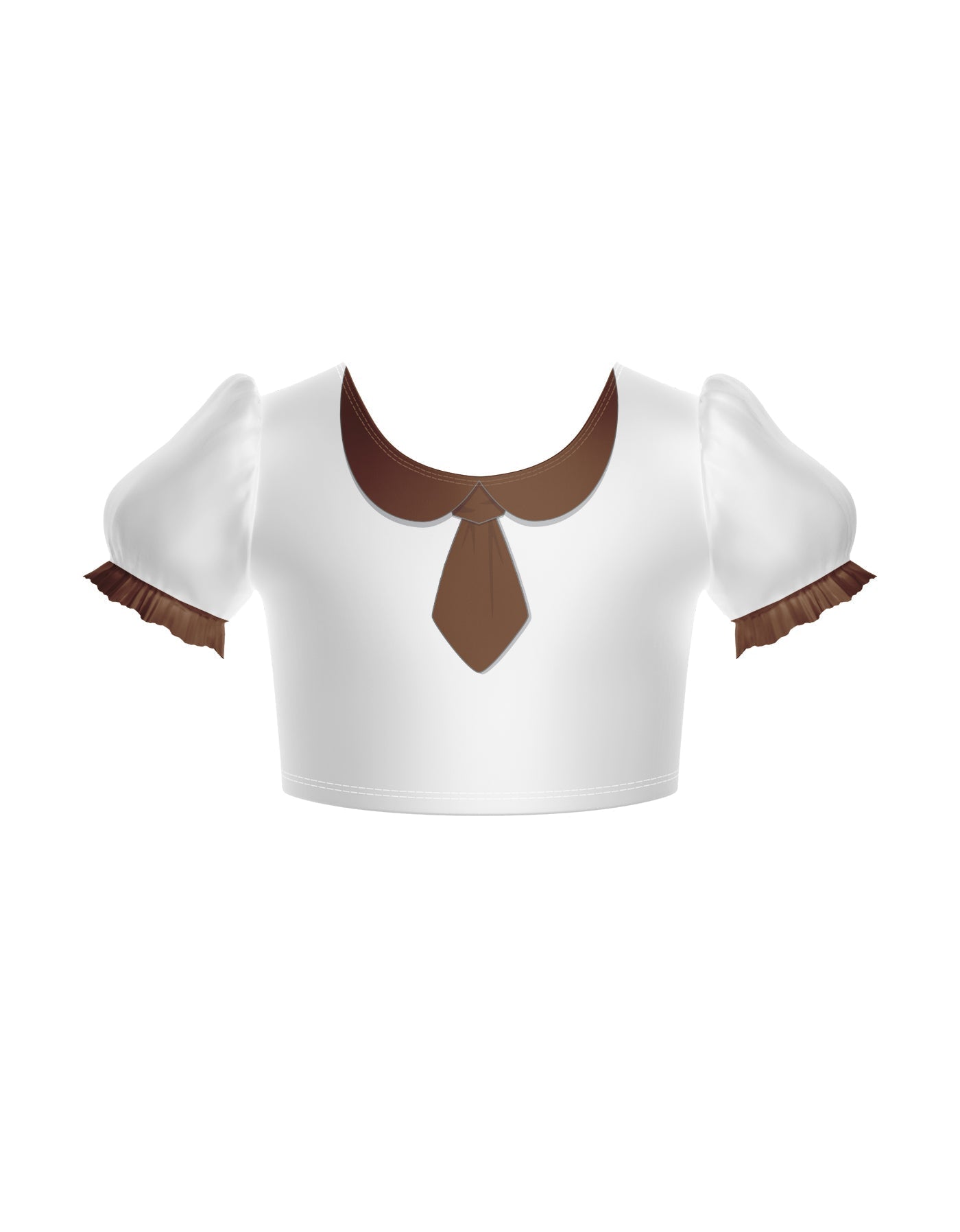 Troop Beverly Hills Puff Sleeve Crop Top