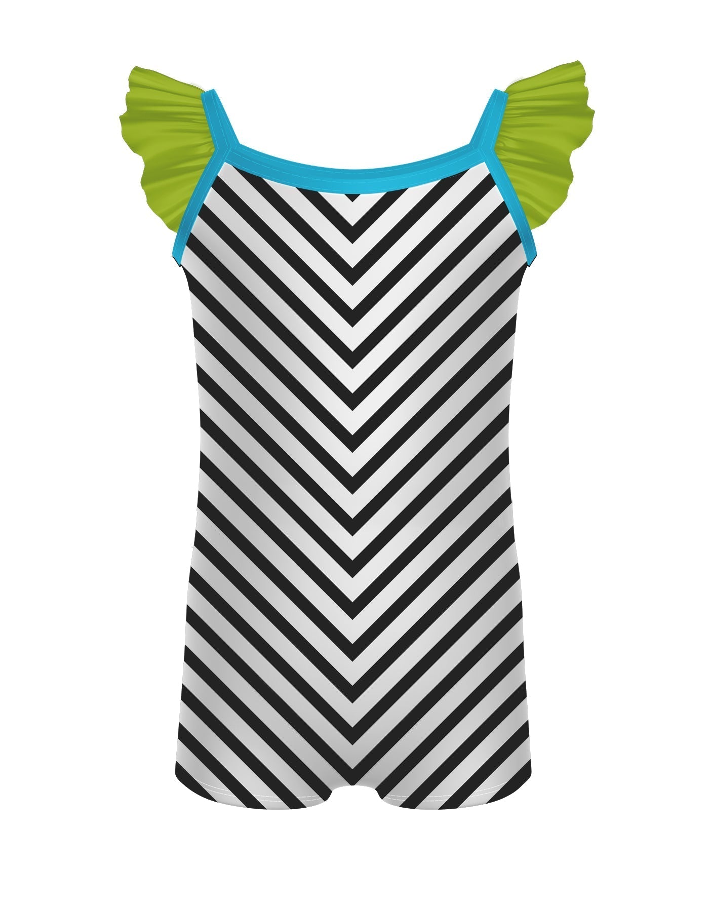 Banana Split Camisole Flutter Sleeve Biketard