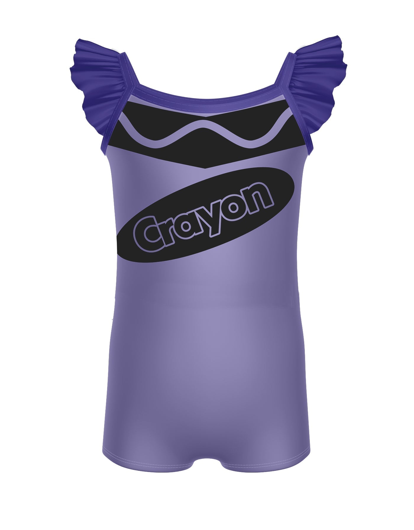 Crayons Camisole Flutter Sleeve Biketard