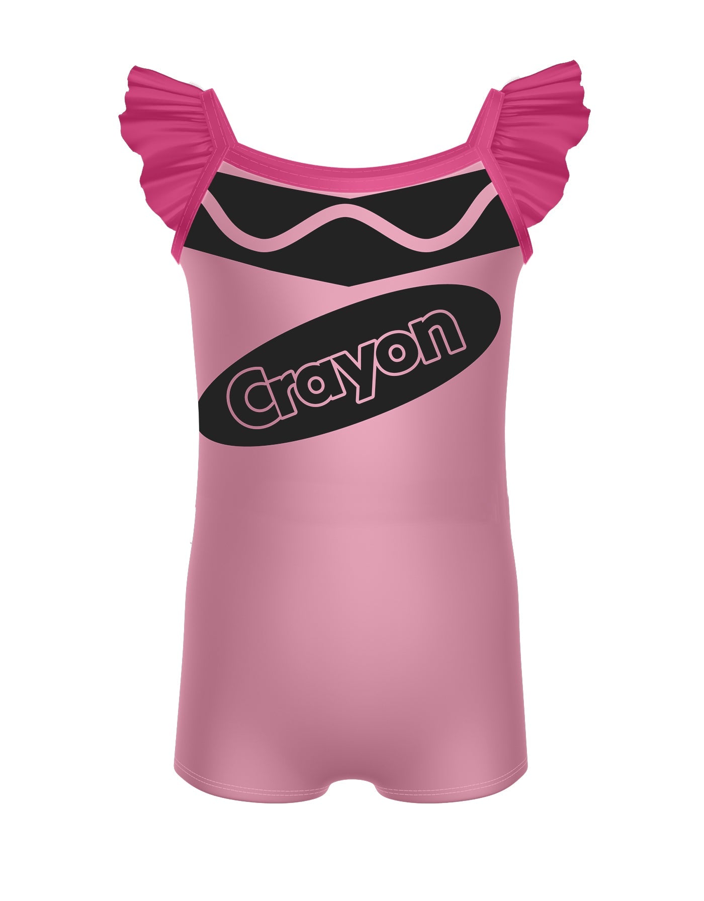 Crayons Camisole Flutter Sleeve Biketard