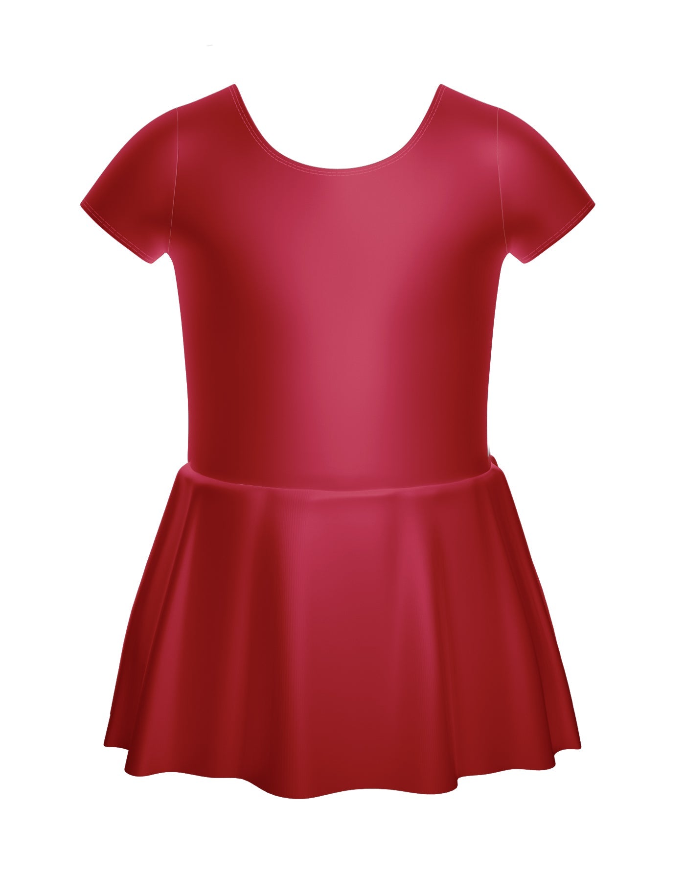 Solid Lycra Cap Sleeve Dress