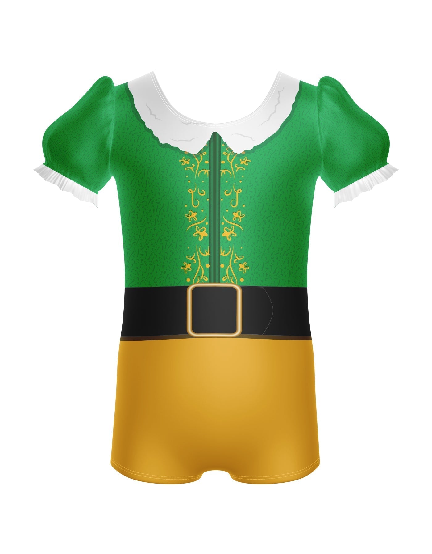 City Elf Puff Sleeve Biketard