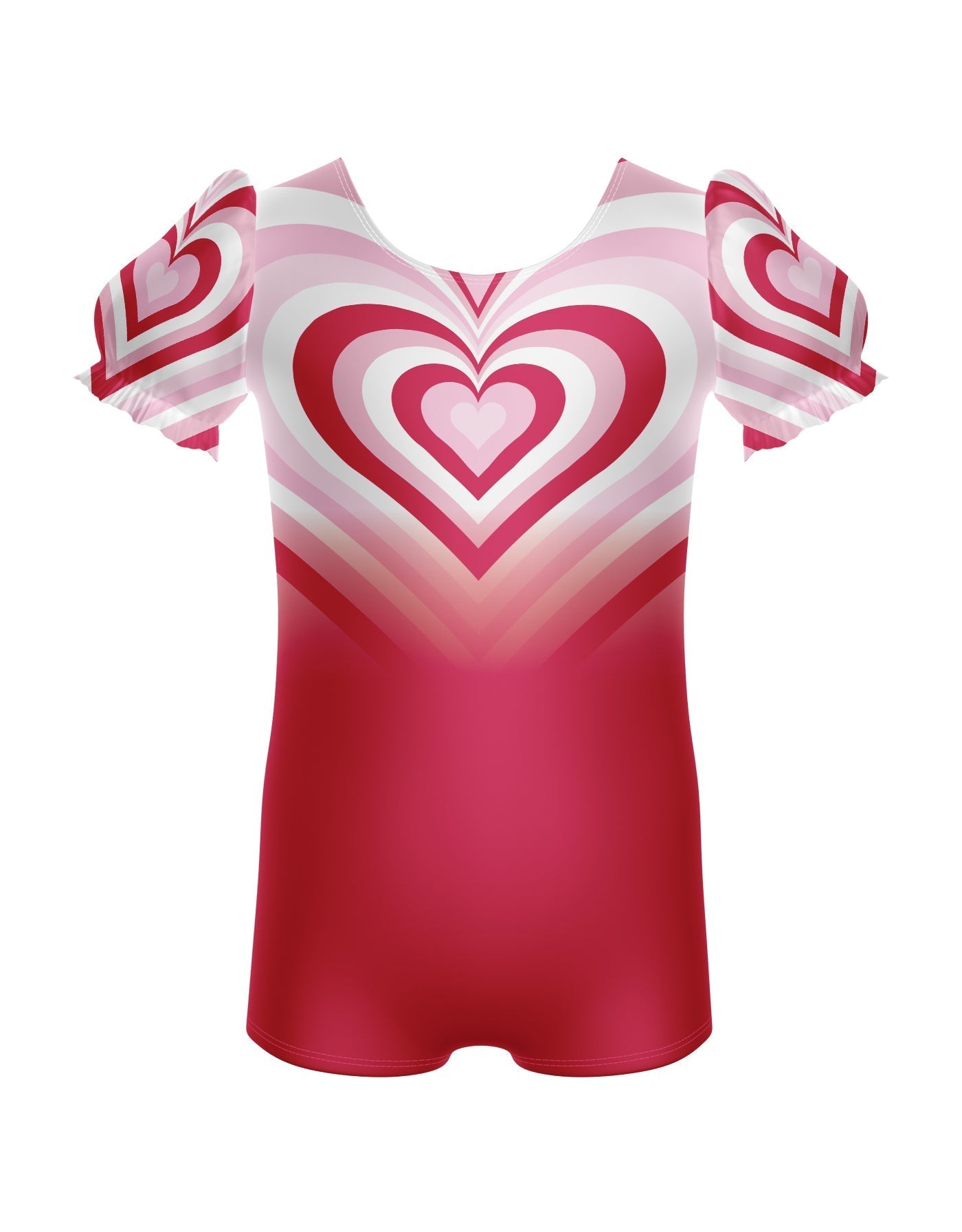 Love Shack Puff Sleeve Biketard