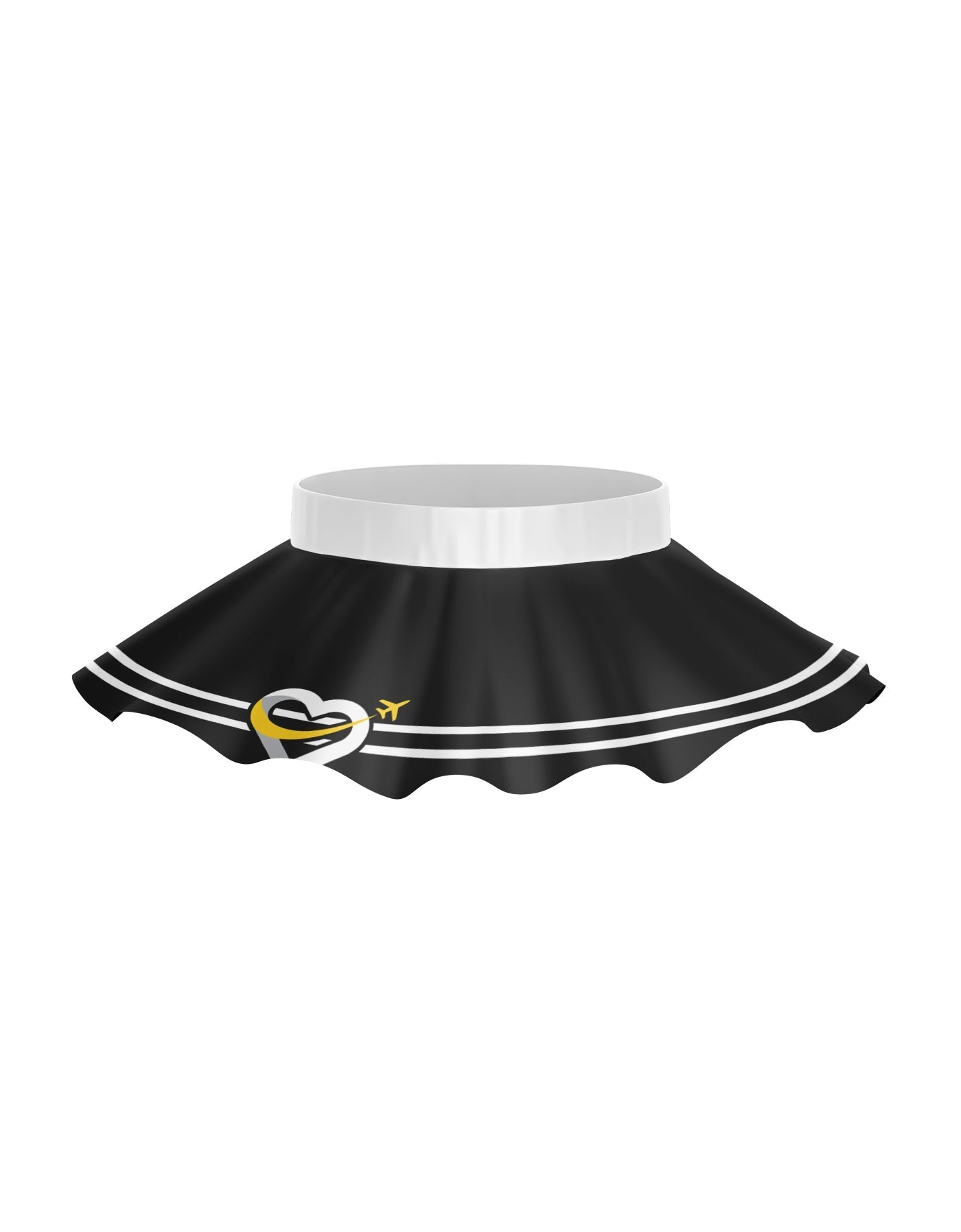 Flight Attendant Top Skirt Tall Band