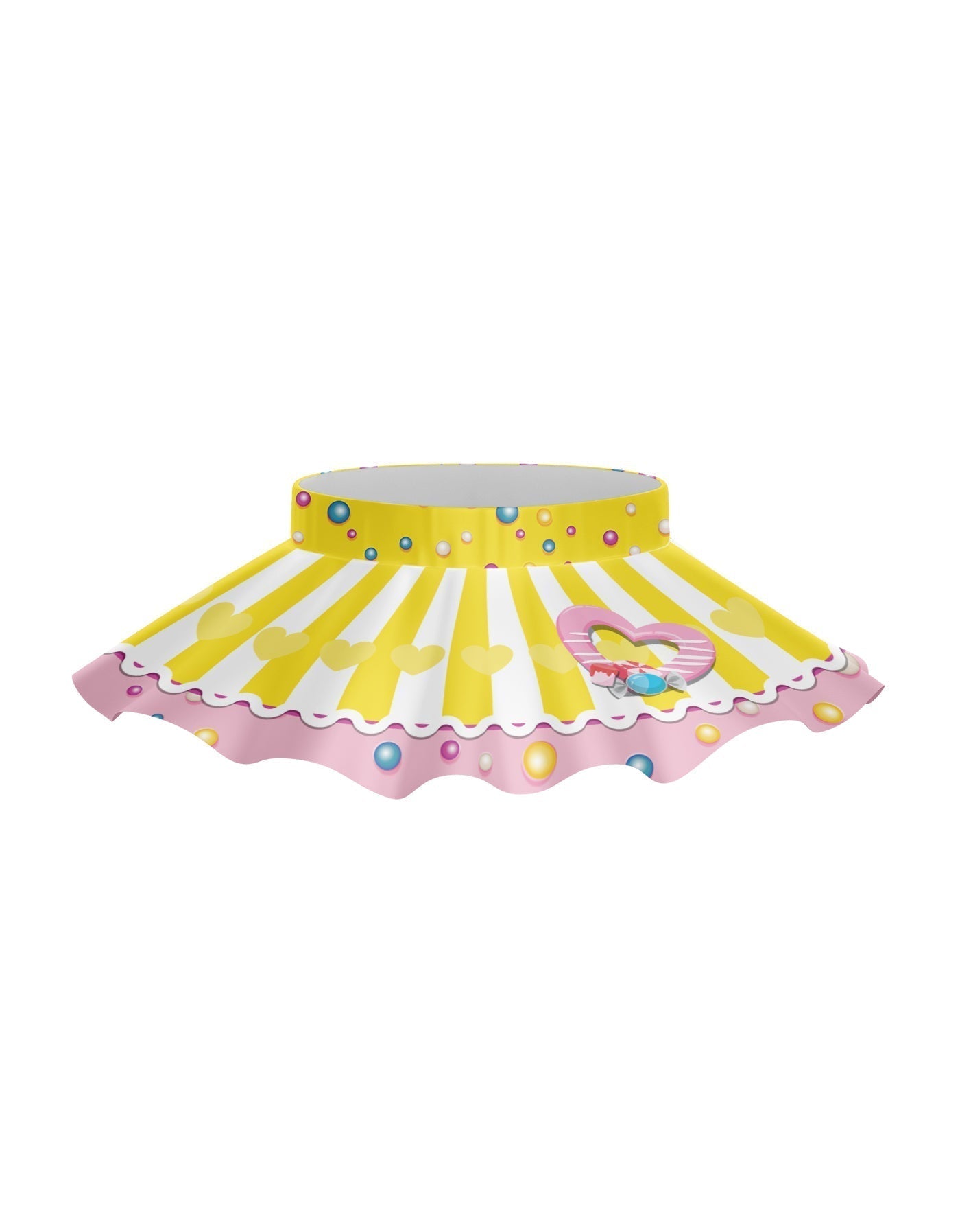 Candy Stripes Top Skirt Tall Band