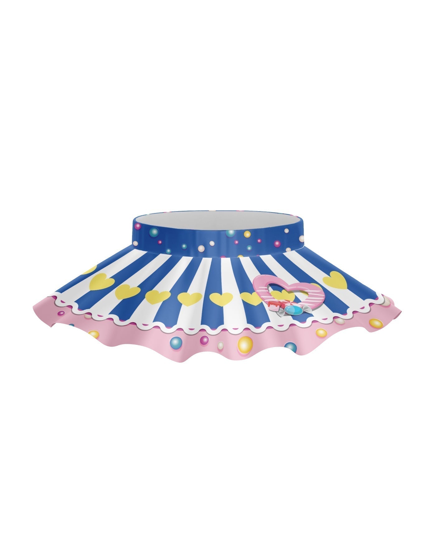 Candy Stripes Top Skirt Tall Band