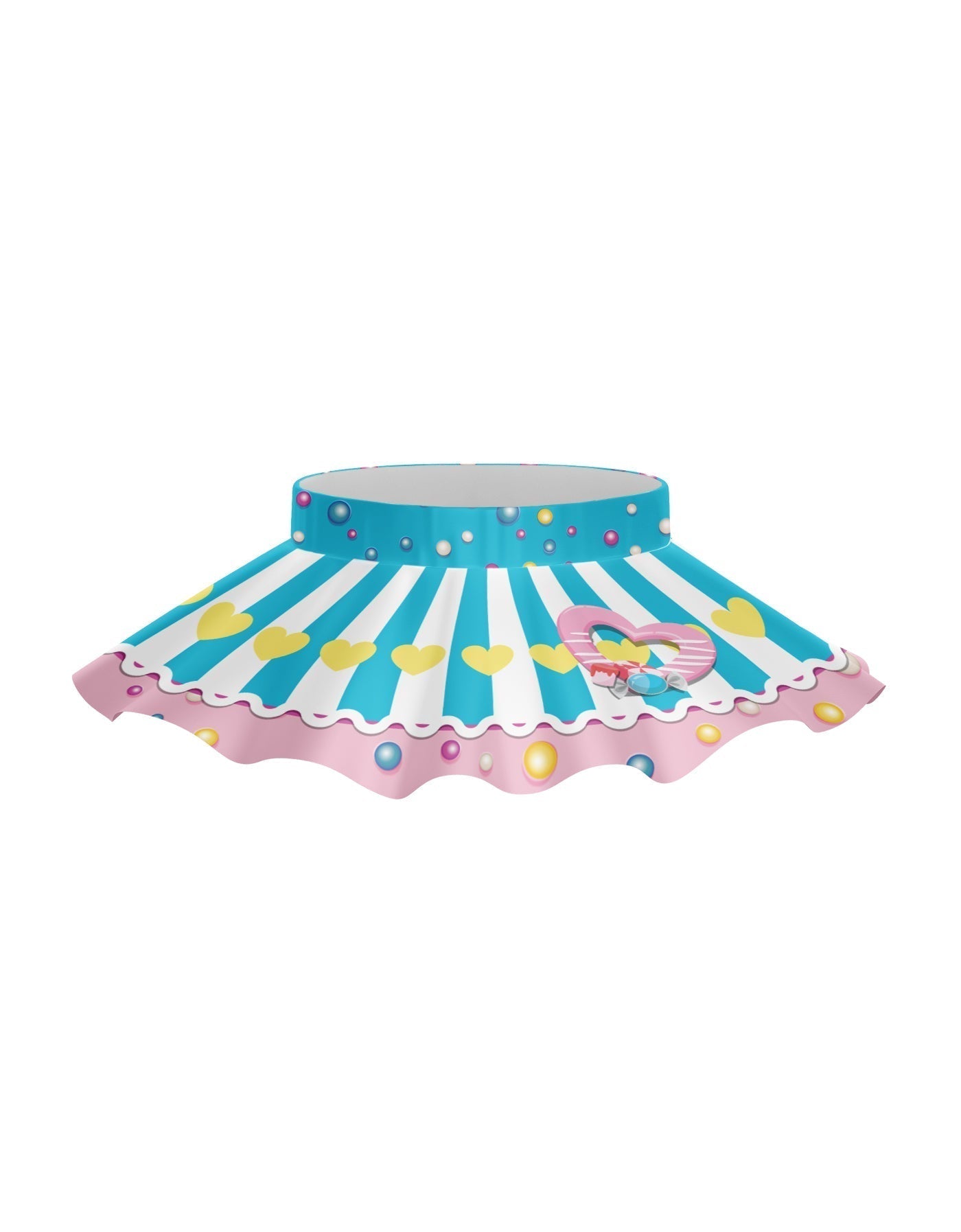 Candy Stripes Top Skirt Tall Band