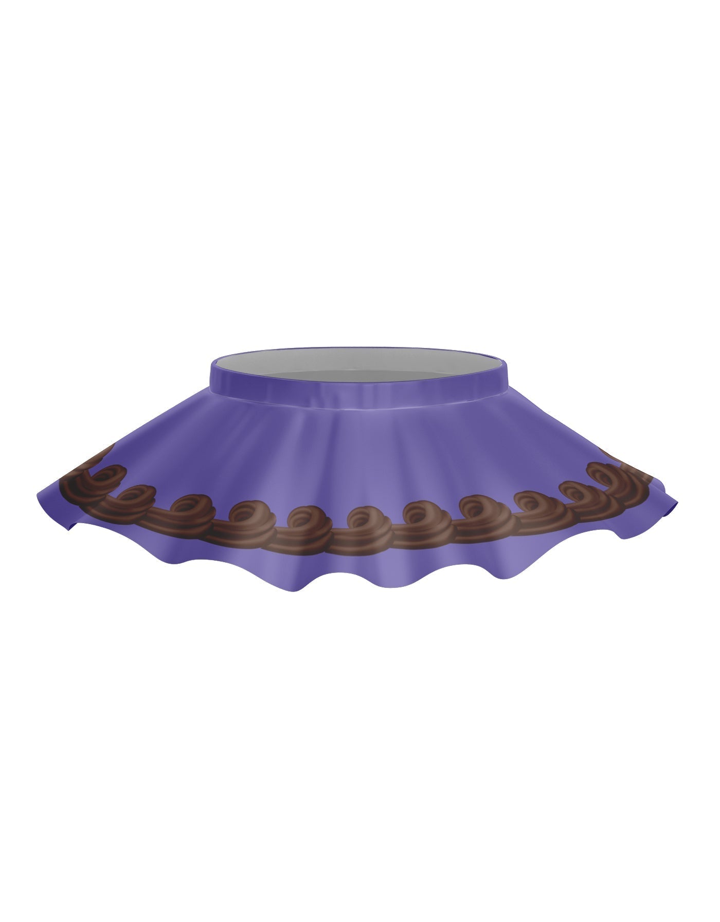 Choco Trim Top Skirt