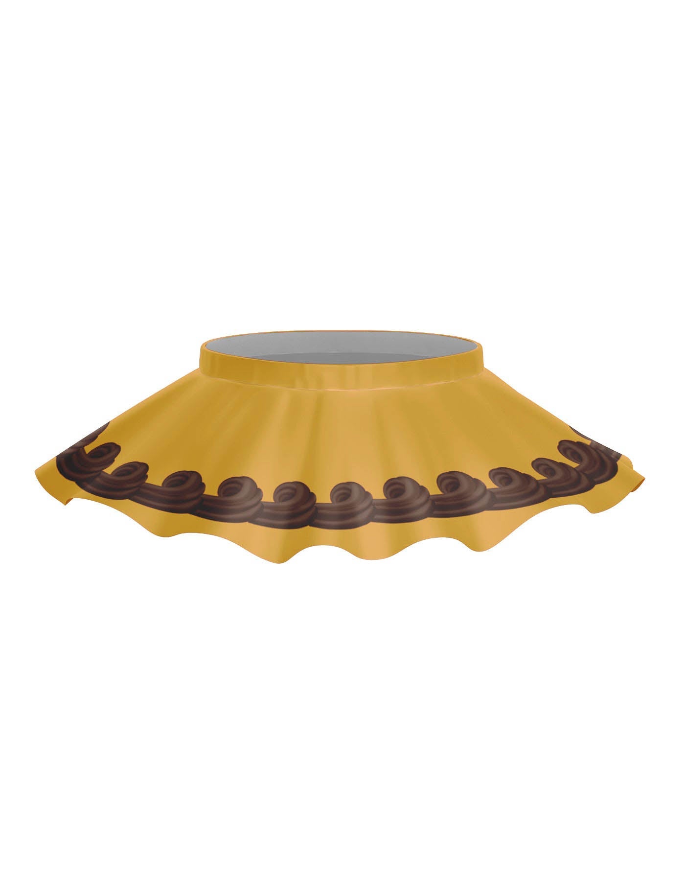 Choco Trim Top Skirt